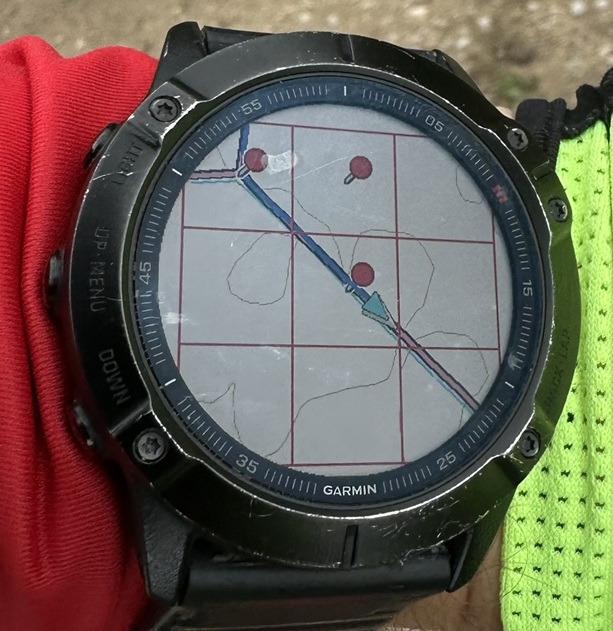 A real photo of the widget in action